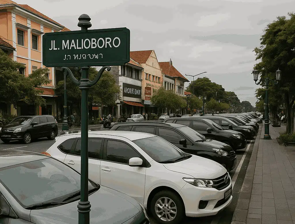 Informasi Parkir Mobil dan Motor di Kawasan Malioboro